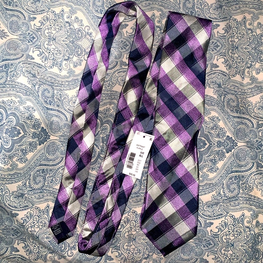 Murano purple tie